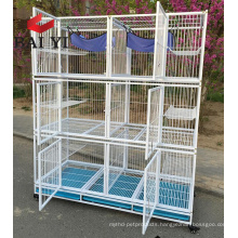 Factory Price Wholesale Outdoor Indoor Folding Big Large Metal Pet Cat Cage